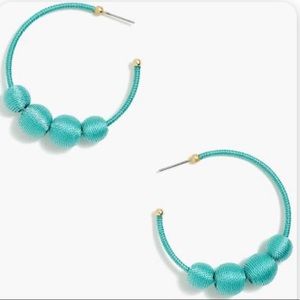 NEW J.CREW ORB HOOP EARRINGS